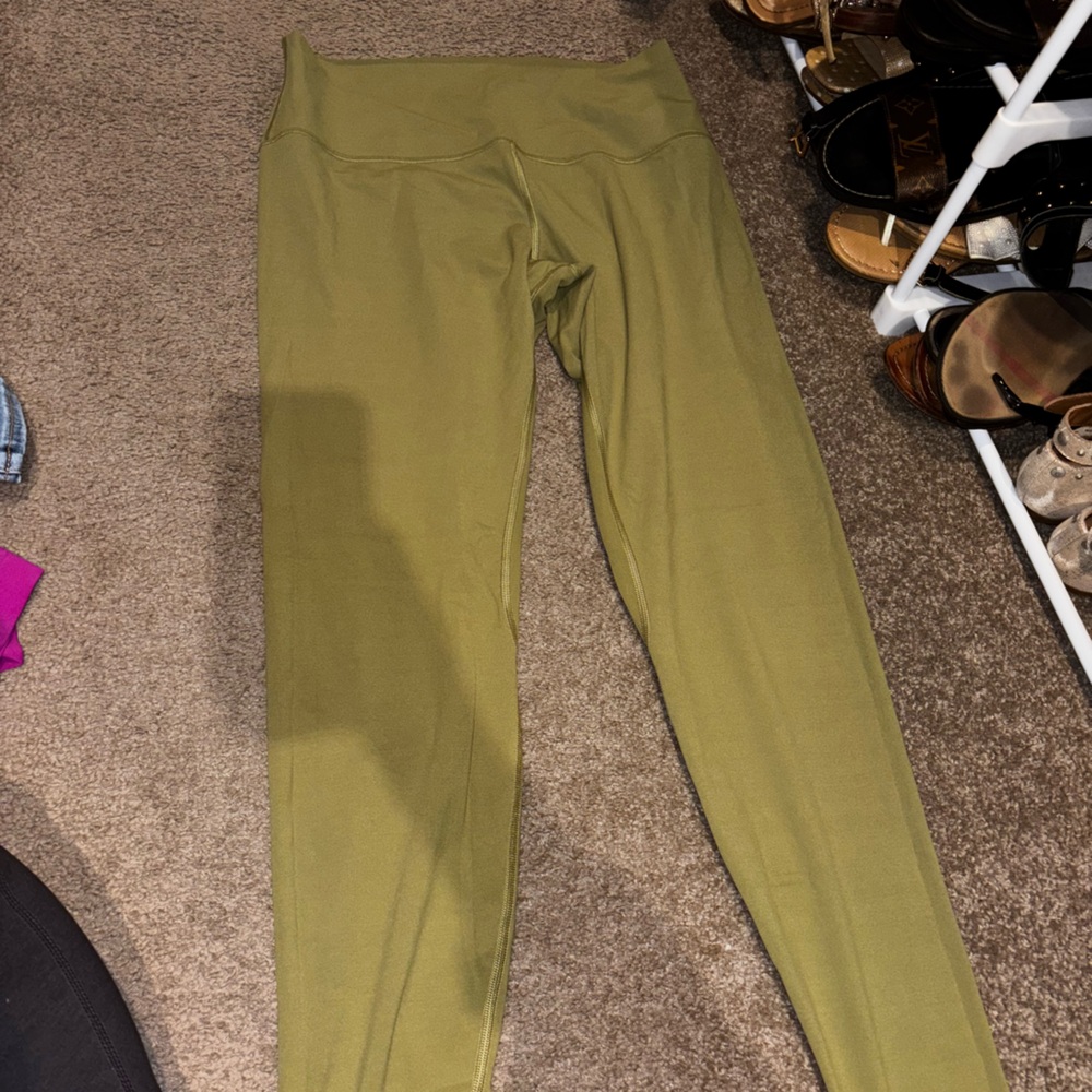 lululemon athletica Olive Green Leggings